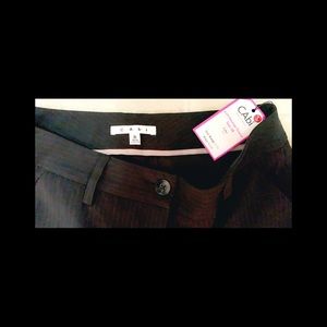 Cabi brand- wide leg pinstriped trouser